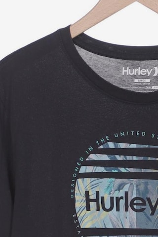 Hurley T-Shirt L in Schwarz