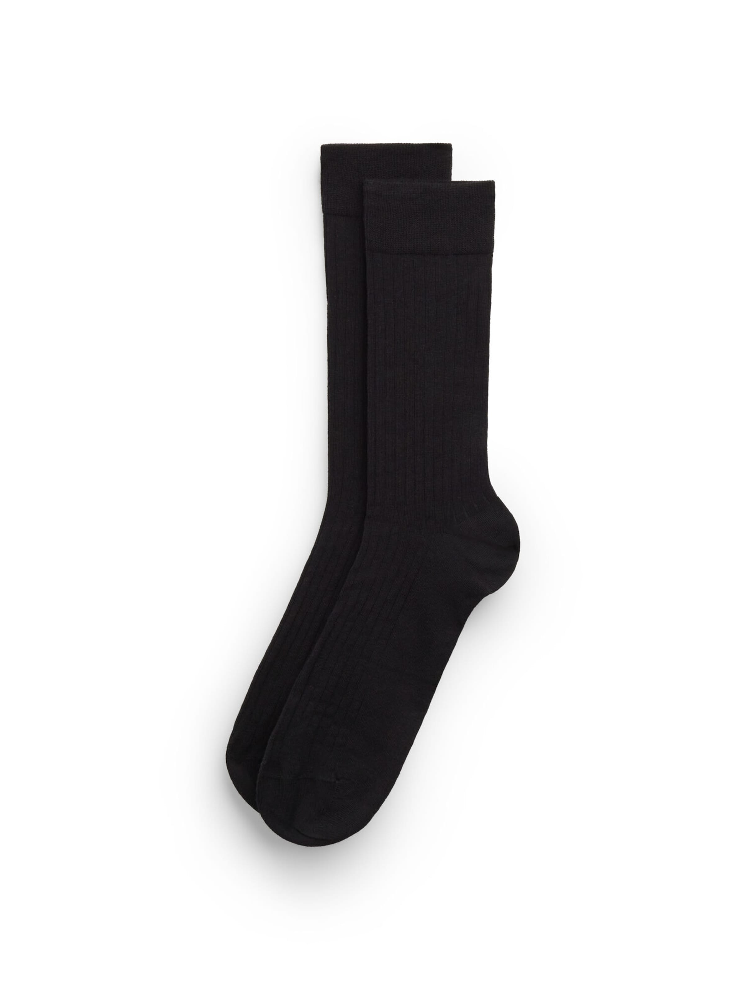 IUMAN Intimissimi Uomo Socks in Black: front