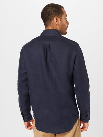 Samsøe Samsøe Regular fit Button Up Shirt 'LIAM' in Blue