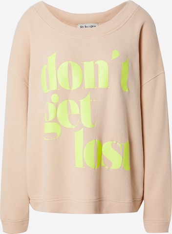 Liv Bergen Sweatshirt 'Smilla Lost' in Beige: front