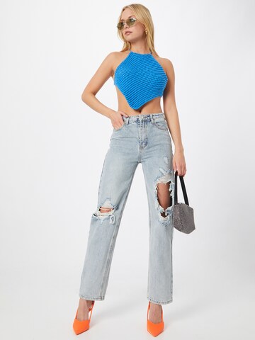 Edikted Loose fit Jeans in Blue