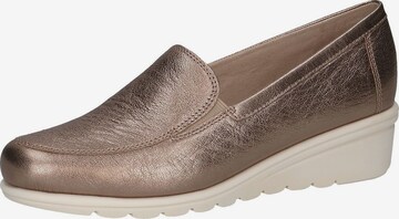 CAPRICE Classic Flats in Brown: front