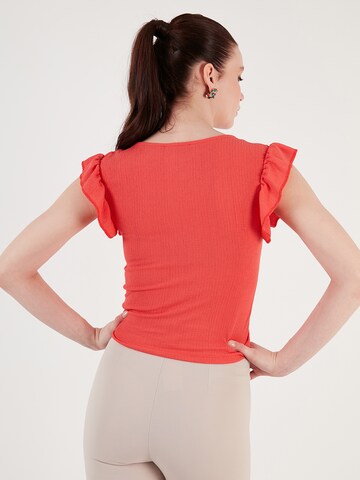 LELA Bluse in Rot