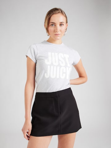 Maglietta 'JUST JUICY HILTON' di Juicy Couture in grigio: frontale