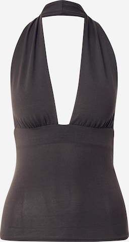 WEEKDAY Top 'Aline' | rjava barva: sprednja stran