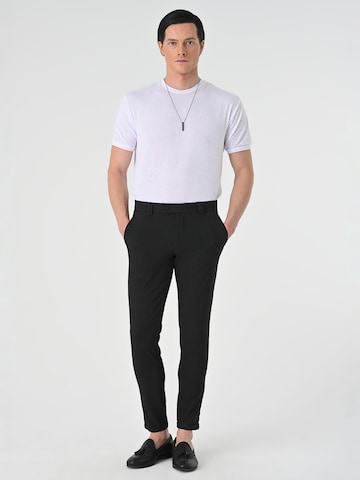 Coupe slim Pantalon Antioch en gris