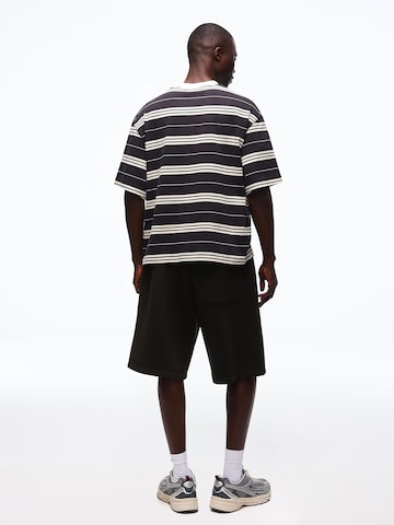 Bershka Loosefit Kalhoty – šedá