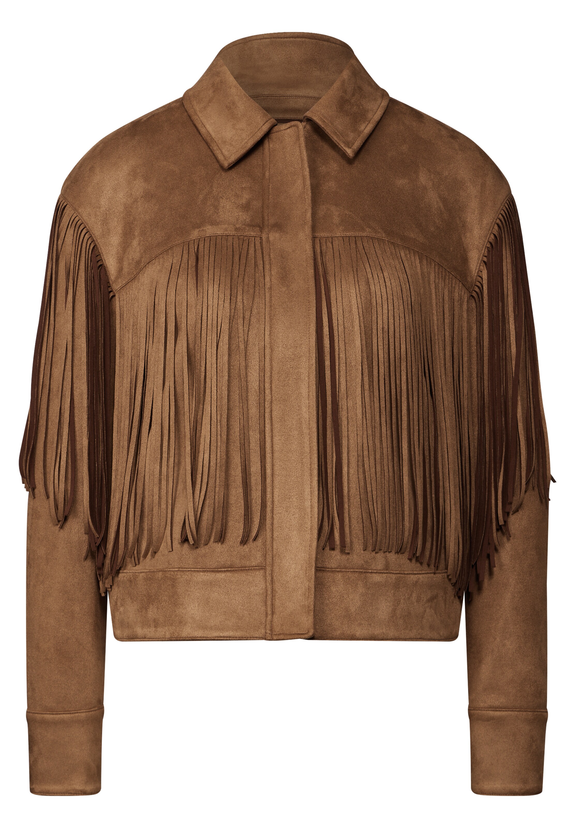 Street One Studio Between-Season Jacket in Brown: front