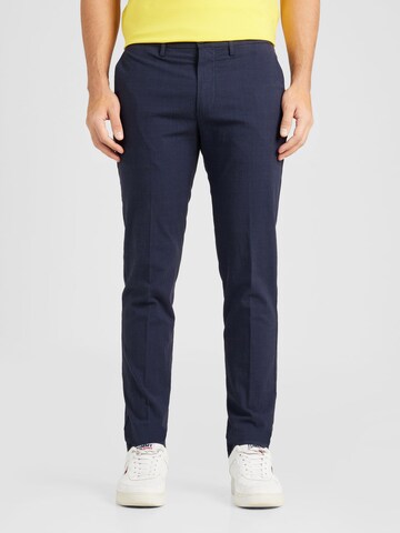 TOMMY HILFIGER Regular Broek 'DENTON PRINCE OF WALES' in Blauw: voorkant