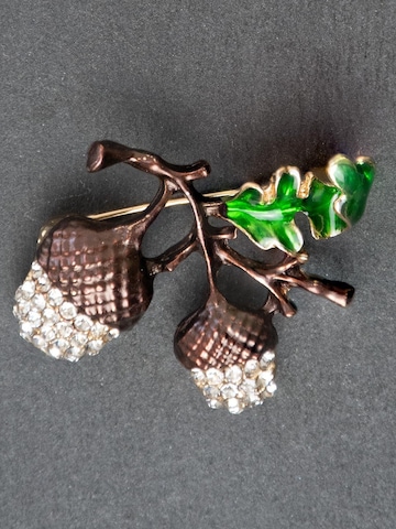 MayTree Brooch in Brown