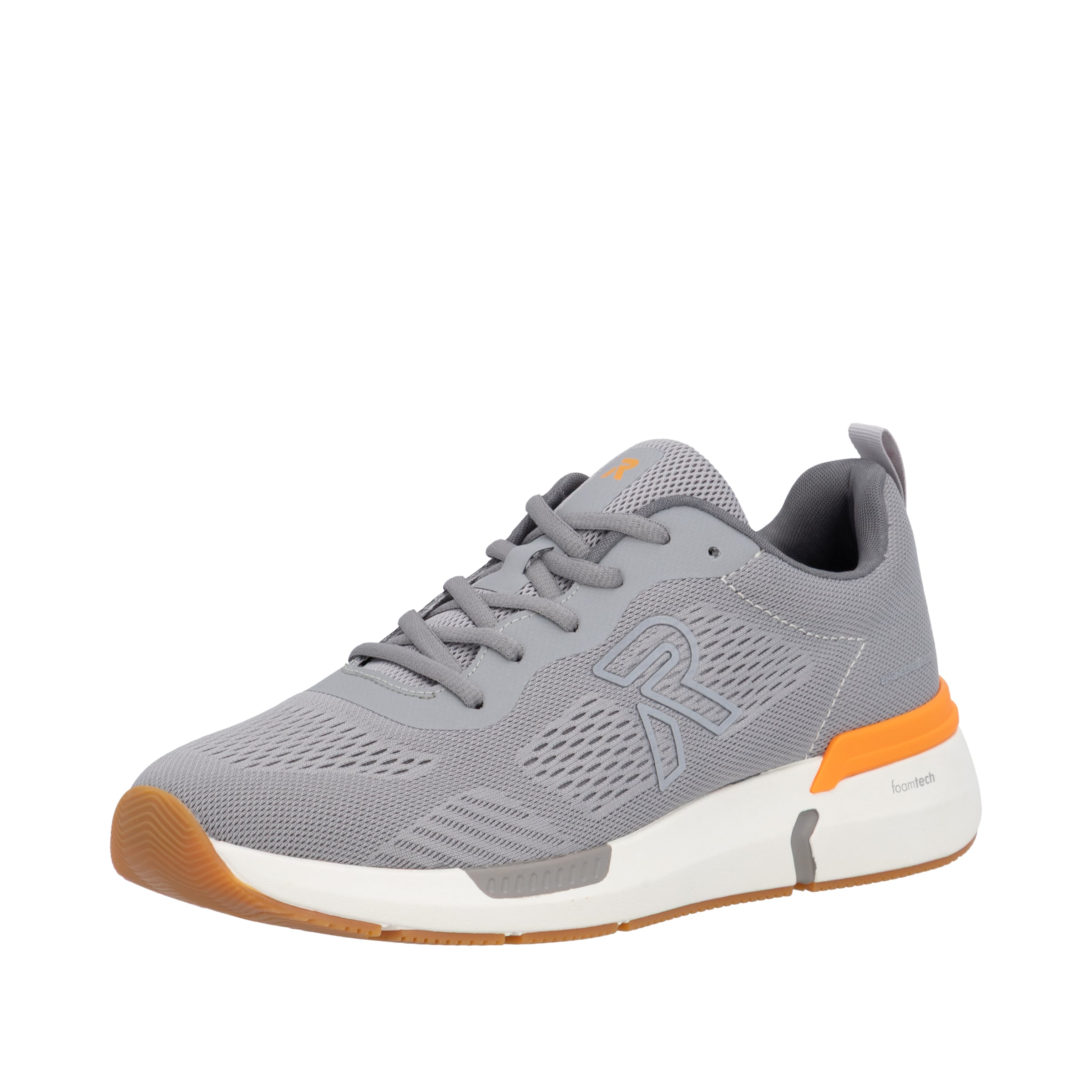 Baskets basses 'U1404' Rieker Sport en gris : devant