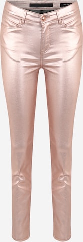 GUESS Skinny Broek in Goud: voorkant