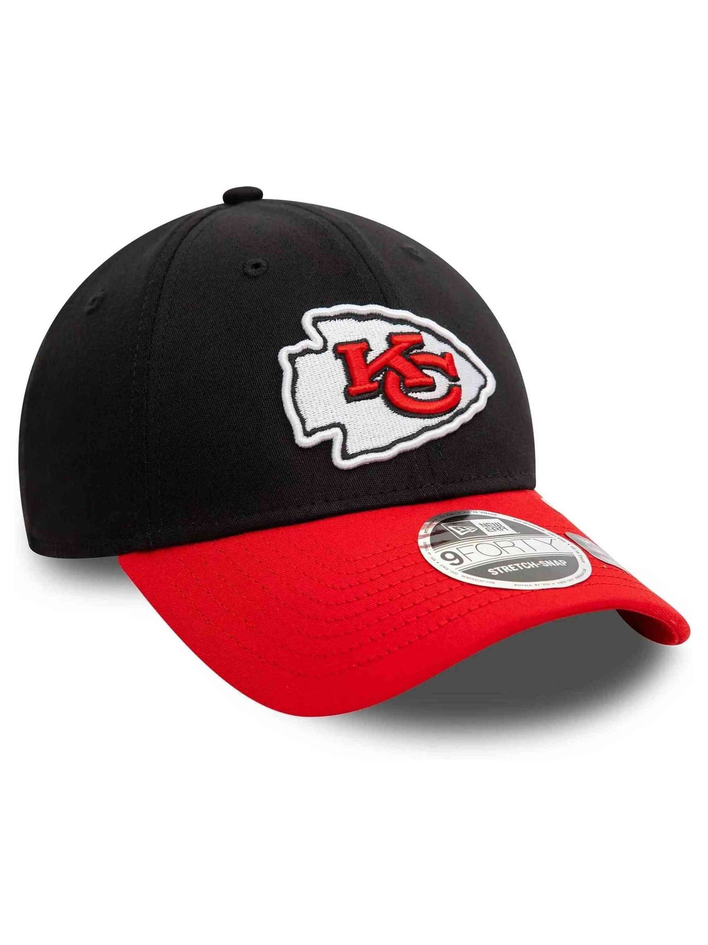 NEW ERA Sportpet 'Kansas City Chiefs 9FORTY' in Zwart