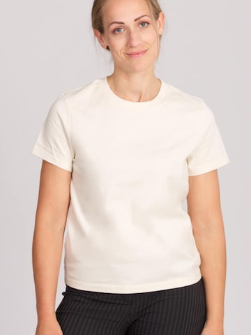 Life-Tree Shirt 'Fairwear Organic' in White: front