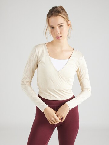 ONLY PLAY Sportshirt 'SUE' in Beige: predná strana