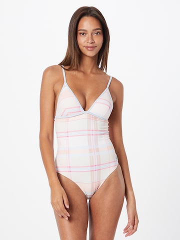 Tommy Hilfiger Underwear Triangle Swimsuit in White: front