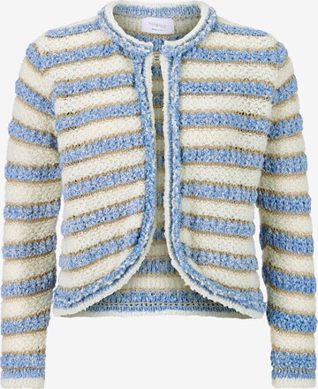 Rich & Royal Gebreid vest in Blauw: voorkant