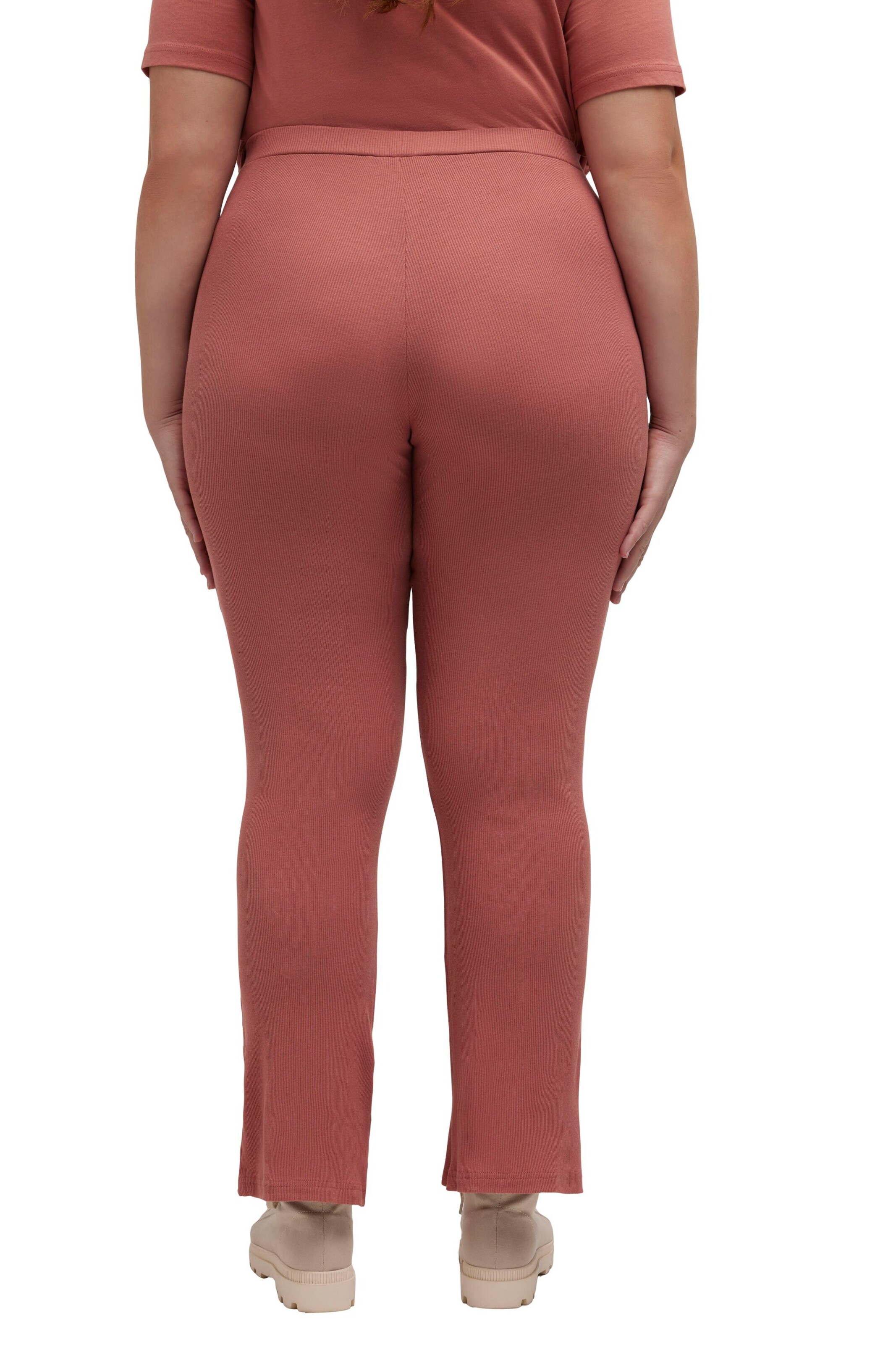 Ulla Popken Flared Broek in Rood
