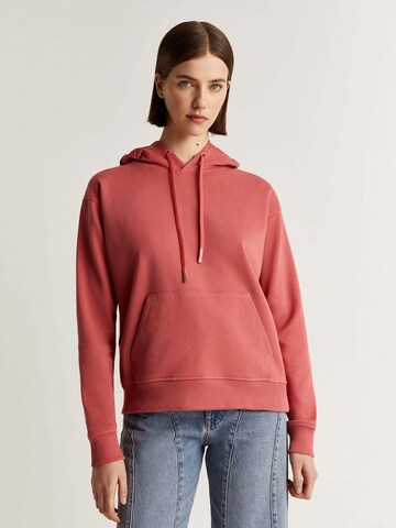 Scalpers Embossed Hoodie Sweater ' ' in Pink: predná strana