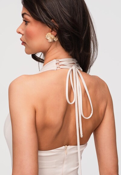 Ombre Robe de soirée 'LA-OM-DLR342' en crème, Vue avec produit