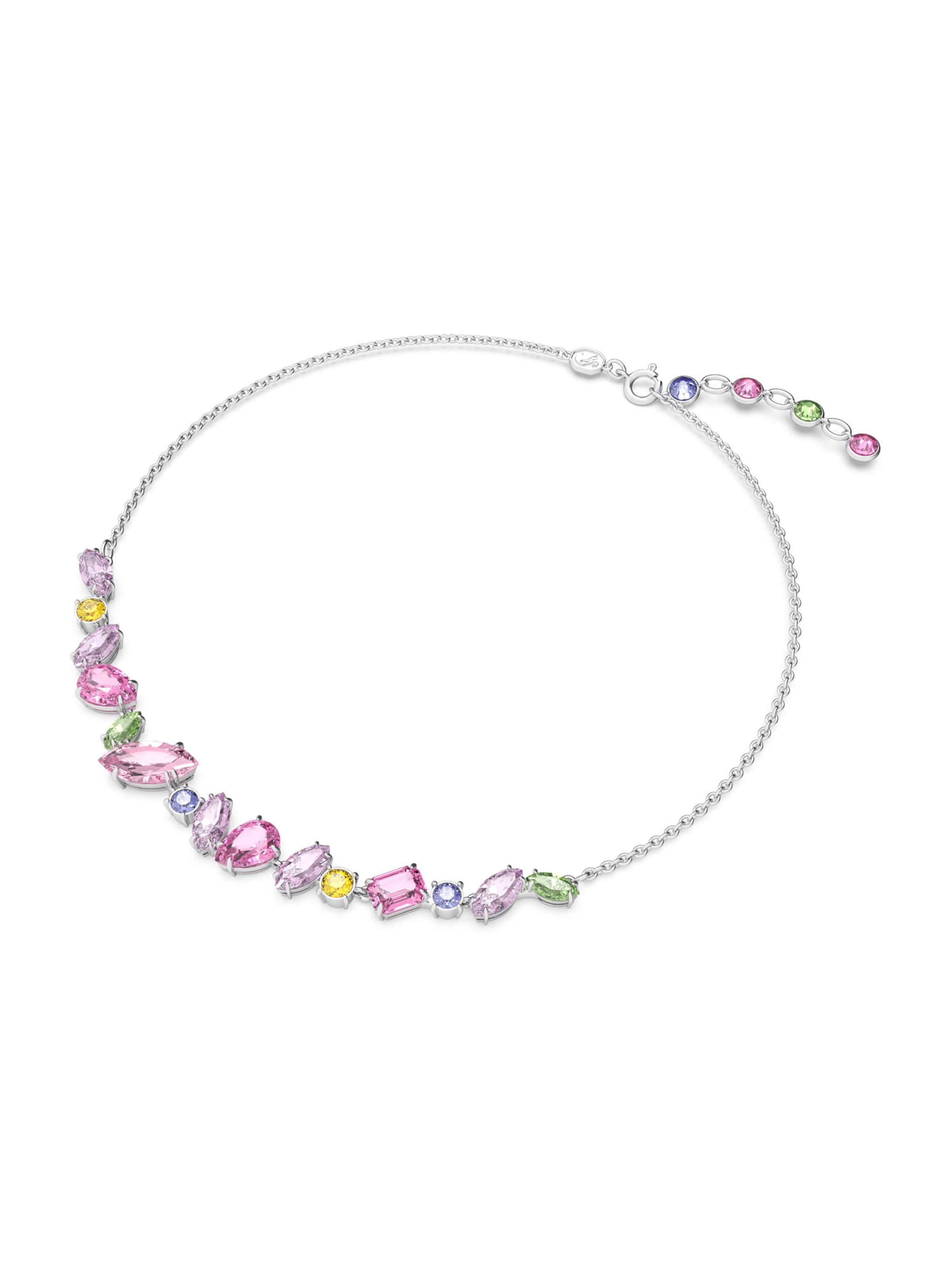 Swarovski Ketting 'Gema' in Zilver