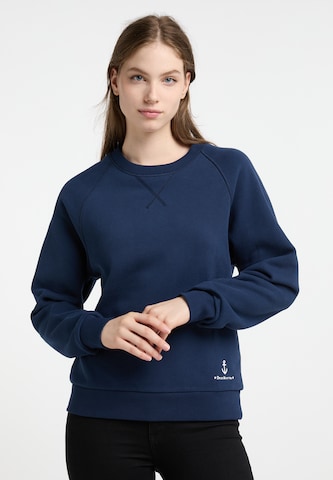 DreiMaster Maritim Sweatshirt 'Kilata' i blå: framsida