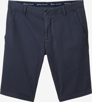 TOM TAILOR Regular Shorts in Blau: predná strana