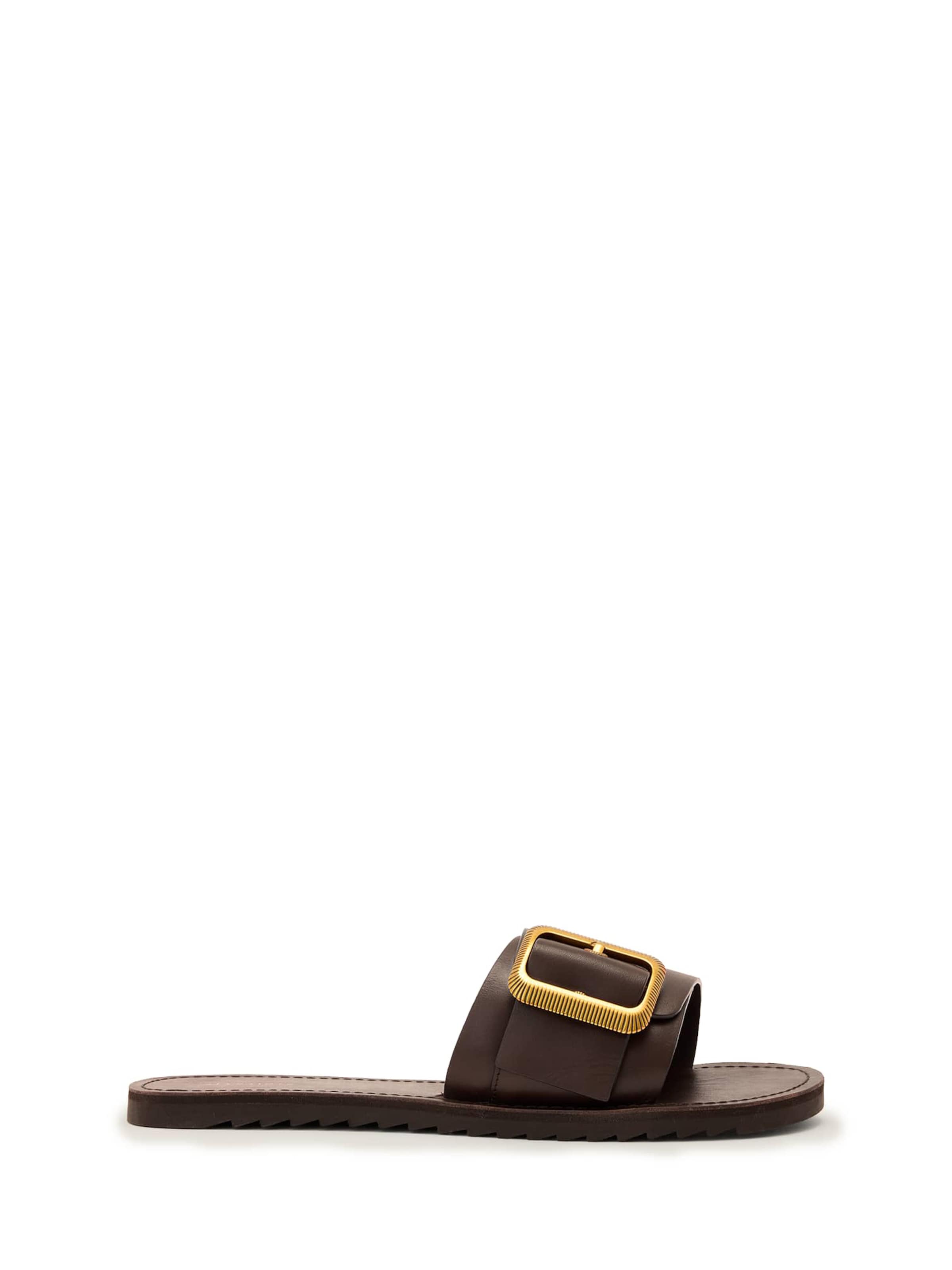 AllSaints Pantolette 'ELLA' in Braun: Vorderseite