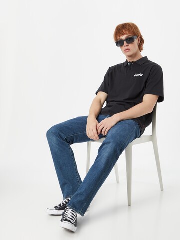 LEVI'S ® - Camisa 'Graphic Vintage Fit Polo' em preto
