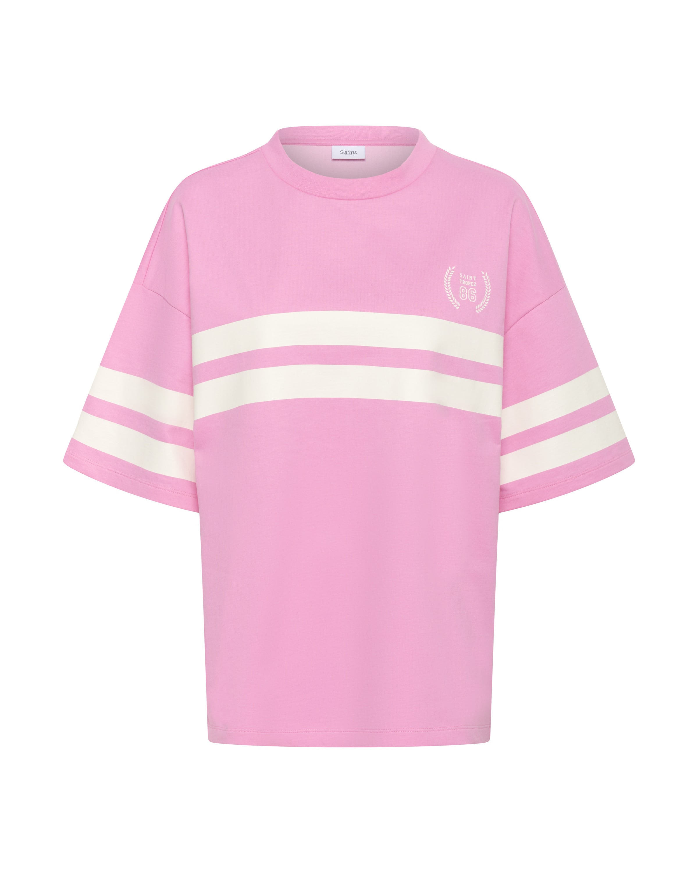 SAINT TROPEZ Shirt 'Zalina' in Roze: voorkant