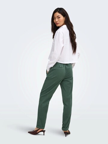 ONLY - Slimfit Pantalón plisado 'ONLRITA-NESSA' en verde