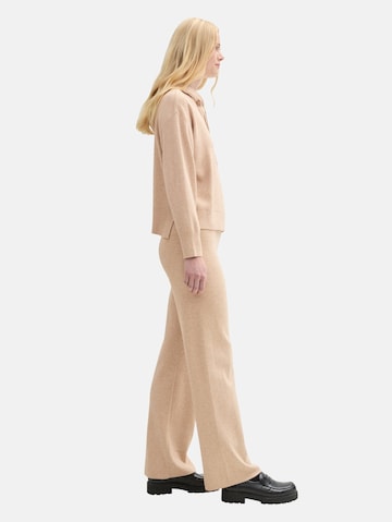 TOM TAILOR DENIM Loose fit Trousers in Beige