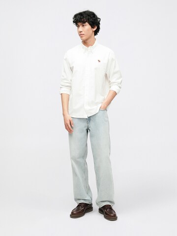 balts Abercrombie & Fitch Komforta piegriezums Krekls