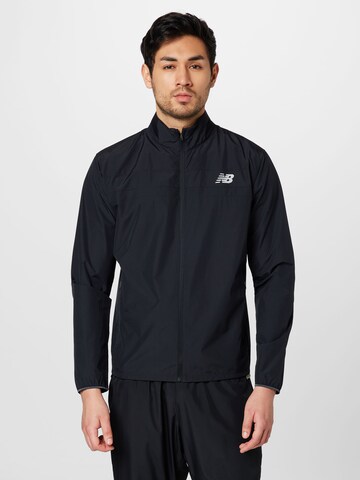 new balance Sportjacke 'Accelerate' in Schwarz: Vorderseite