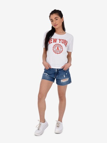 T-shirt 'New York' AÉROPOSTALE en blanc