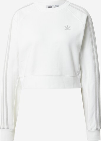 Sweat-shirt ADIDAS ORIGINALS en blanc : devant