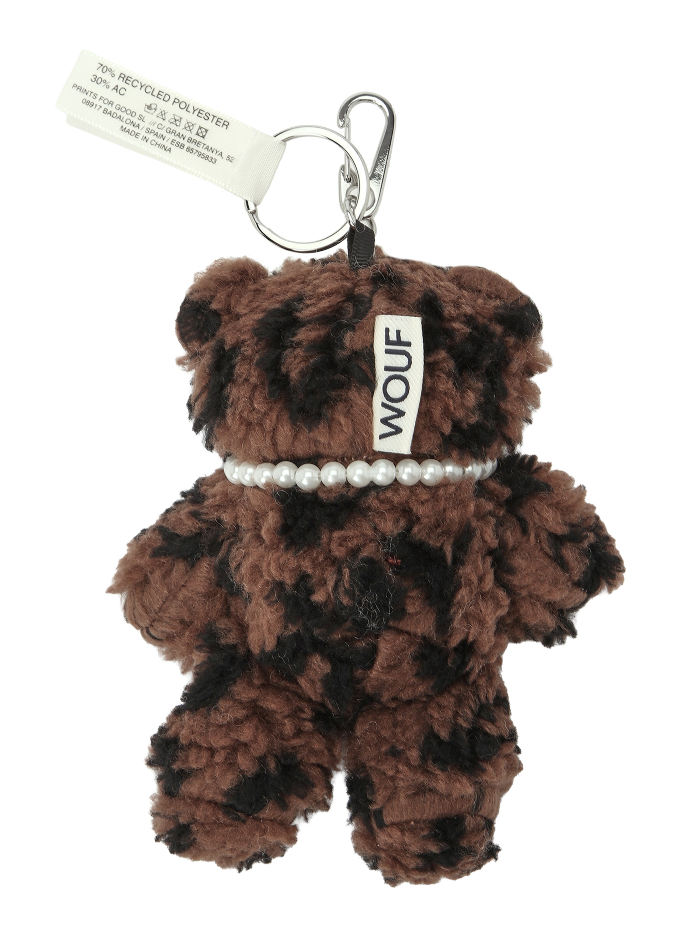 Wouf Key Ring 'Simona' in Brown