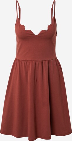 Robe 'Annelie' ABOUT YOU en marron : devant