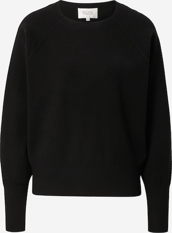 SECOND FEMALE Sweater 'Octavia' in Black: front