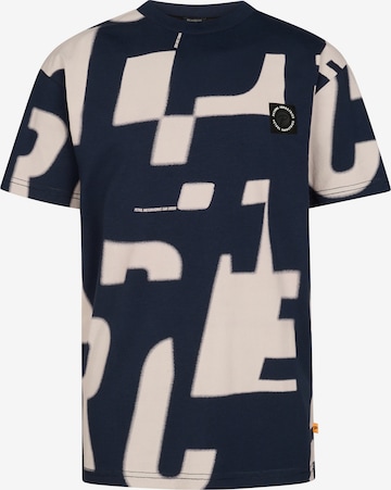 Petrol Industries Shirt 'Montaña' in Blauw: voorkant