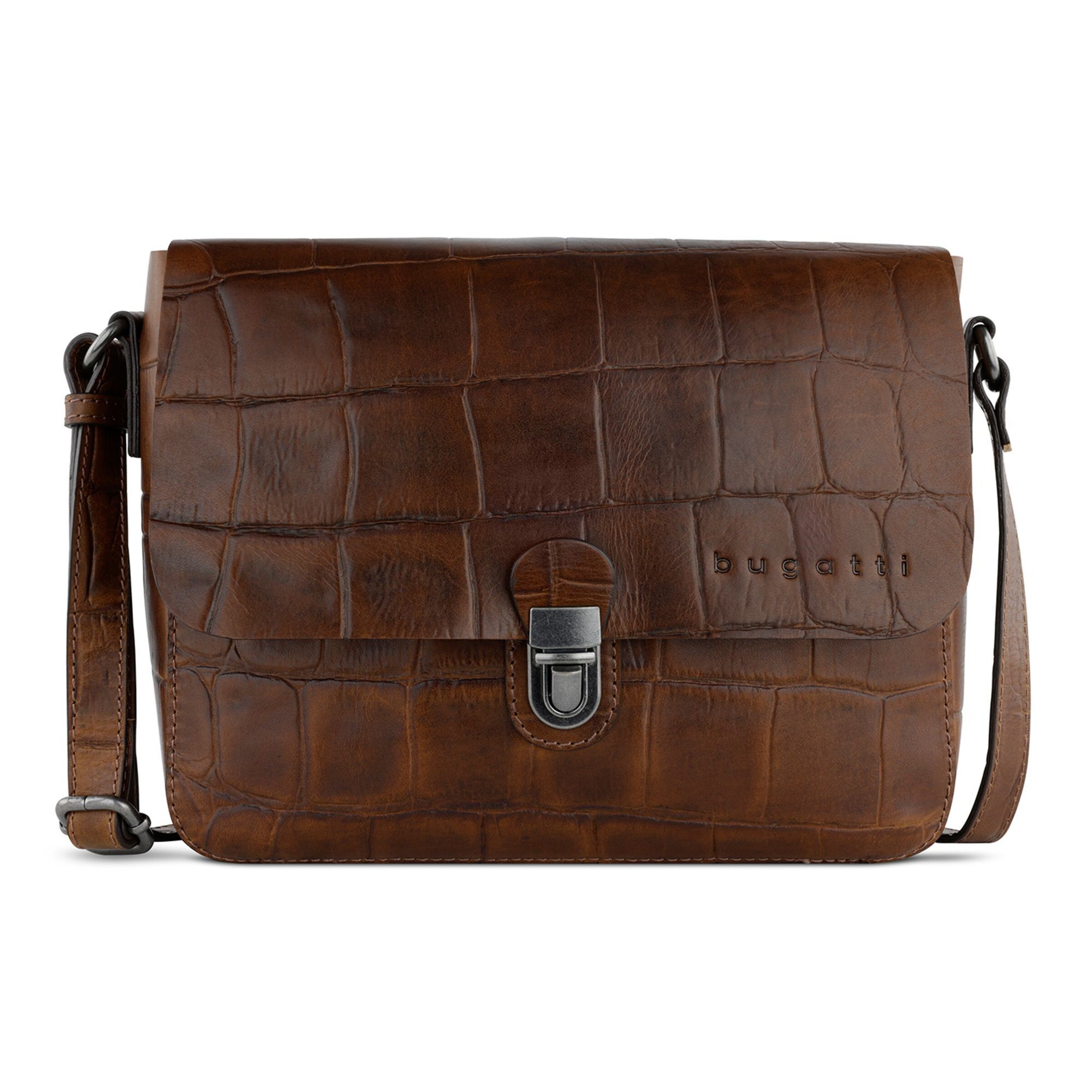 bugatti Umhängetasche 'Nevio' in Braun: Vorderseite