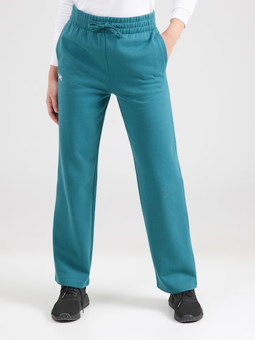 regular Pantaloni sportivi 'Rival' di UNDER ARMOUR in verde: frontale