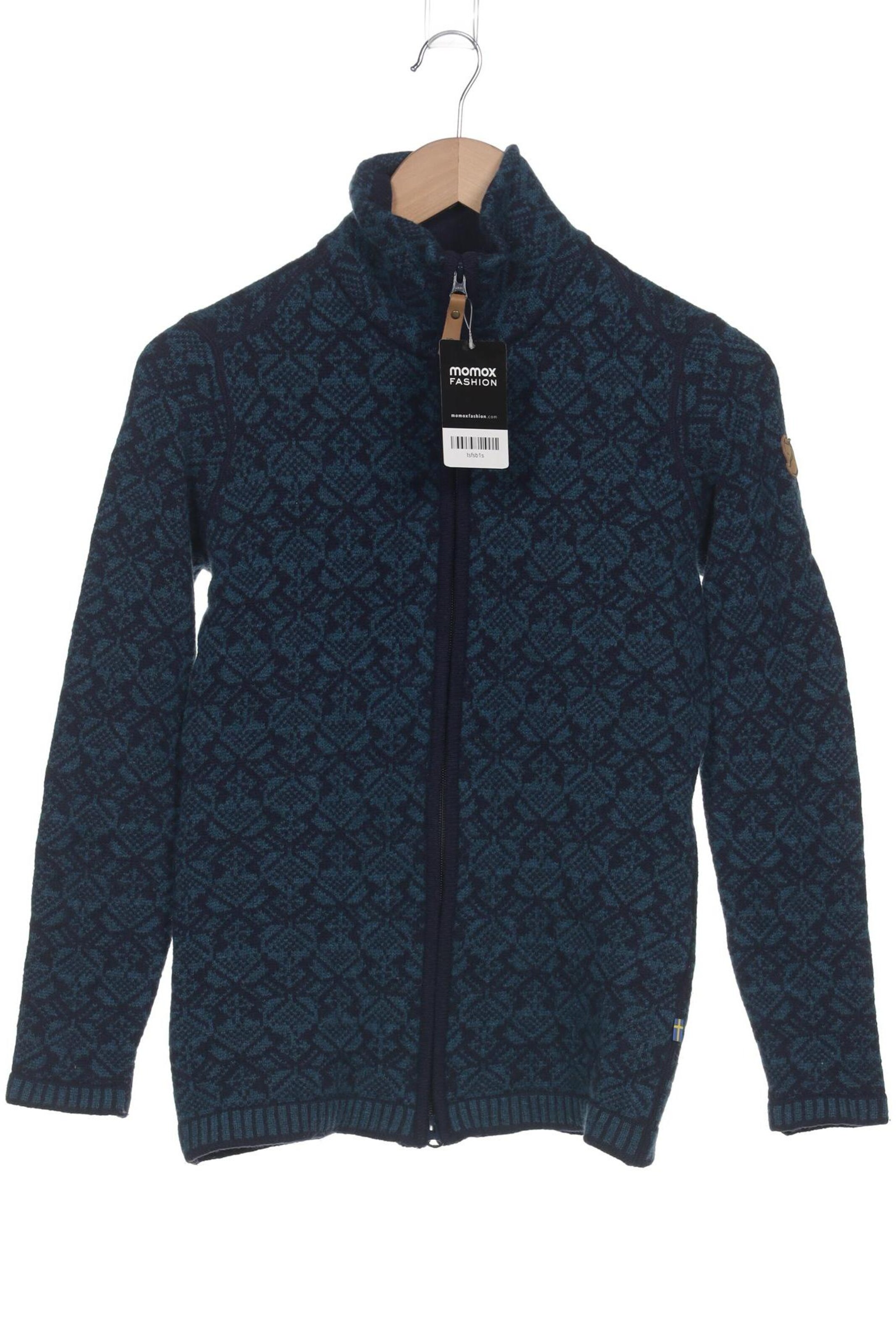 Fjällräven Strickjacke XS in Blau: Vorderseite