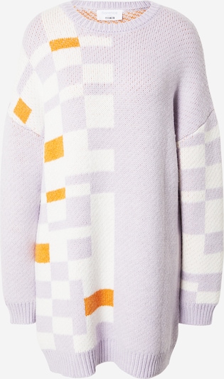 florence by mills exclusive for ABOUT YOU Robes en maille 'Azurite' en violet / orange / blanc, Vue avec produit