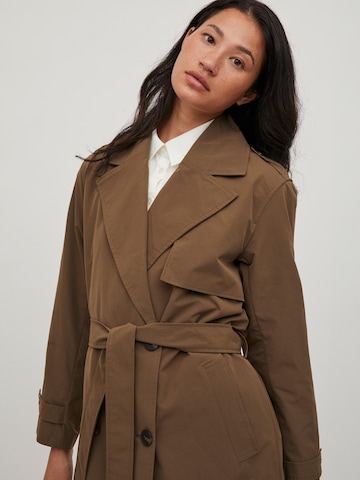 VILA Between-Seasons Coat 'Desse' in Brown