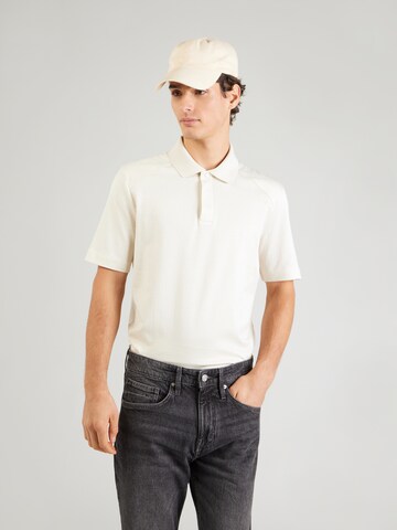 BOSS Тениска 'P-Parlay' в бяло: отпред