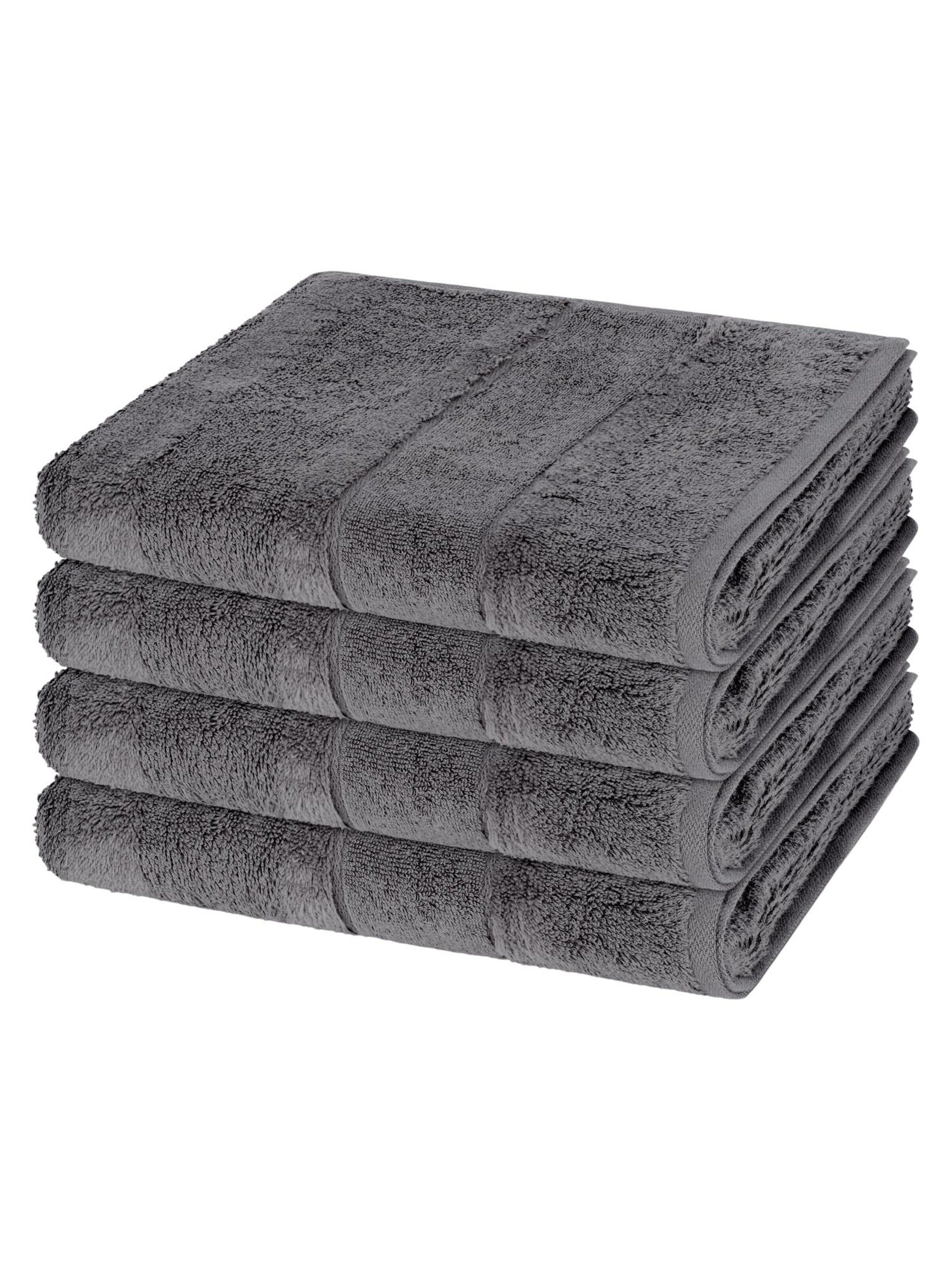 Cawö Towel 'Noblesse' in Grey: front