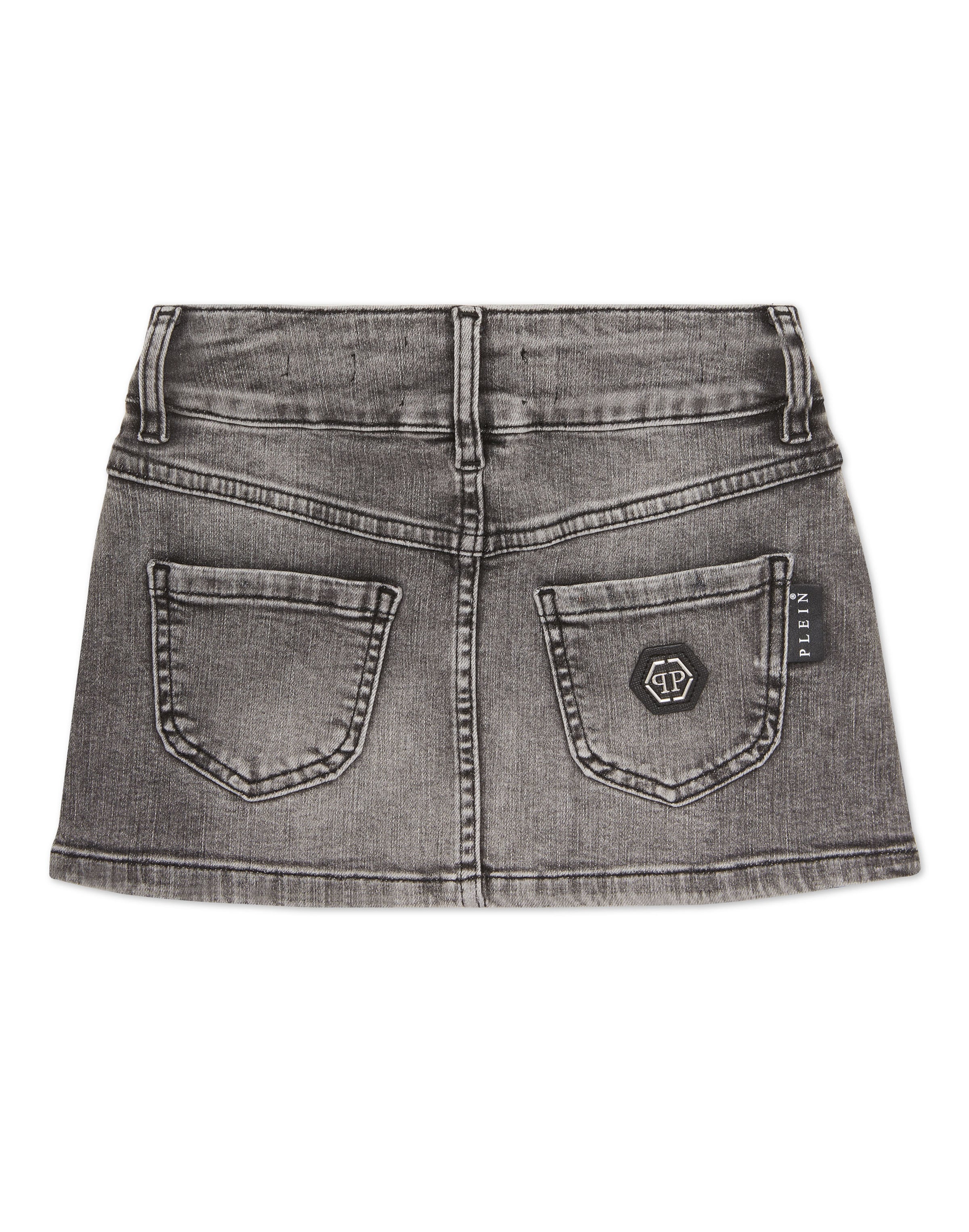 Jupe Philipp Plein en gris
