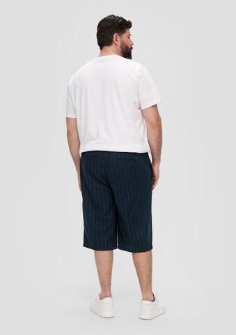 s.Oliver Men Big Sizes Loosefit Shorts in Blau