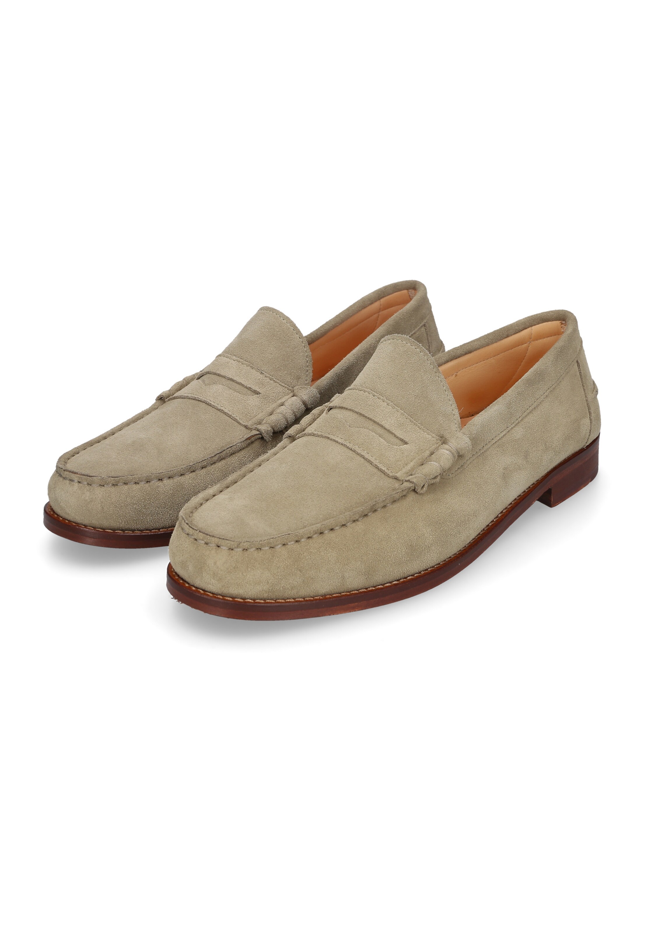 Henry Stevens Slip-ons 'Riley' in Beige